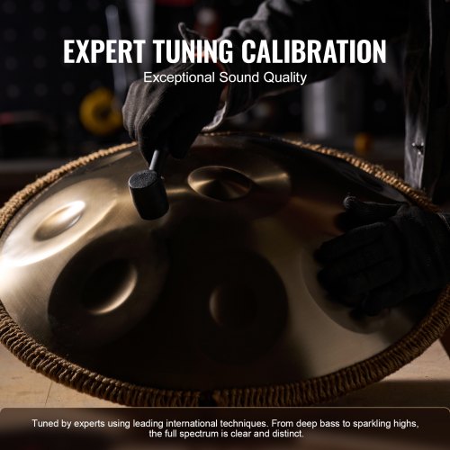 Handpan Drum 22 in 9 Notes D Minor Hand Drum Hand Pan Drum Instrument
