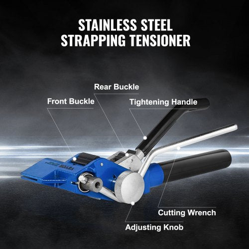 Banding Strapping Kit with Strapping Tensioner Tool 100 ft Length 304