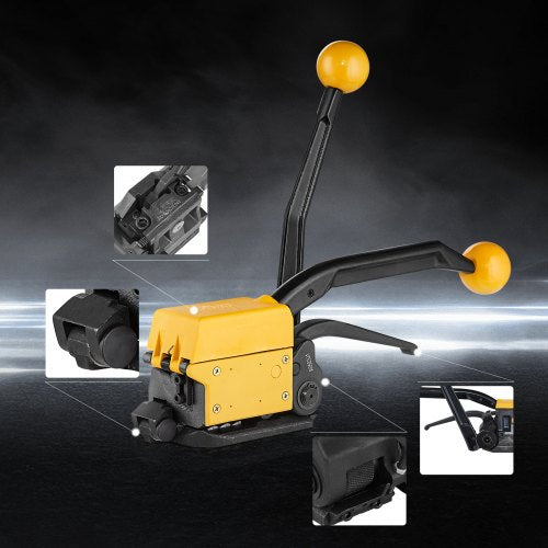 Steel Strapping Tool for 1234 Width 3in1 Tensioner Crimper