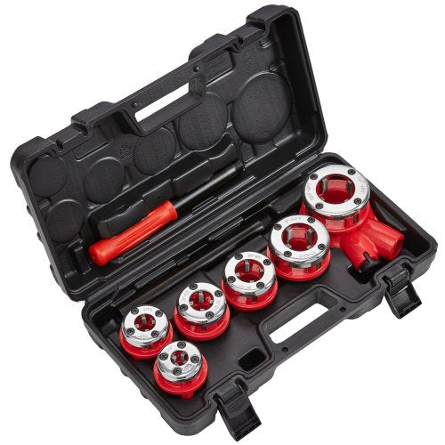 Ratchet Pipe Threader Kit 14 NPT – 114 NPT Manual Ratcheting Pipe