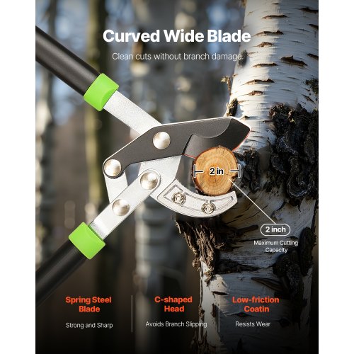 Loppers for Tree Trimming 32 inch Garden Anvil Trimmer with Compound