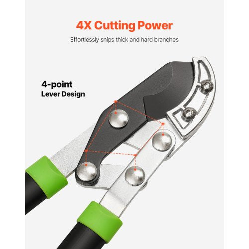 Loppers for Tree Trimming 32 inch Garden Anvil Trimmer with Compound