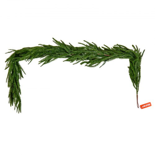 Christmas Garland 5FT Realistic Norfolk Pine Garland Evergreen Real Touch