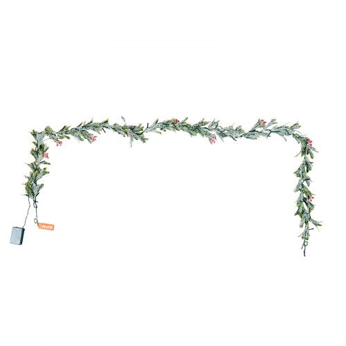 Christmas Garland 6.6FT Realistic Greenery Decorated with Vines Olive