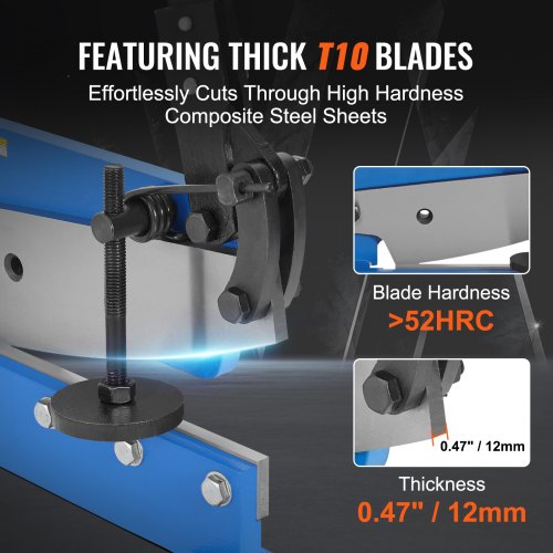 5 Manual Hand Plate Shear for Metal Sheet Processing HS5 Benchtop Cutter