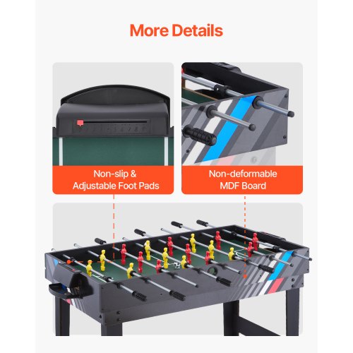 4in1 Combo Game Table Set 48 Air Hockey Table Multi Combination Table