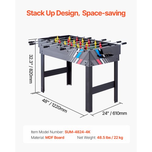 4in1 Combo Game Table Set 48 Air Hockey Table Multi Combination Table