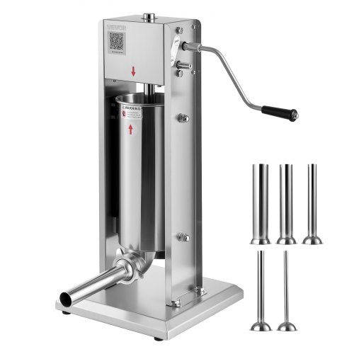 Manual Sausage Stuffer 11 LBS 5 L Vertical Meat Stuffer DualSpeed