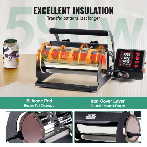 Tumbler Heat Press Machine 1130oz Mug Press Heat Up Fast and Even