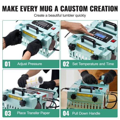 Tumbler Heat Press Machine 2 Station Heaters 1130oz Mug Press Sublimation –