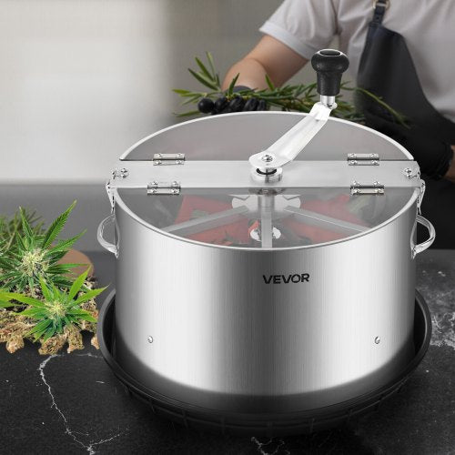 Manual Bud Leaf Trimmer 16 in Reaper Bowl Bud Trimmer with Stainless Steel