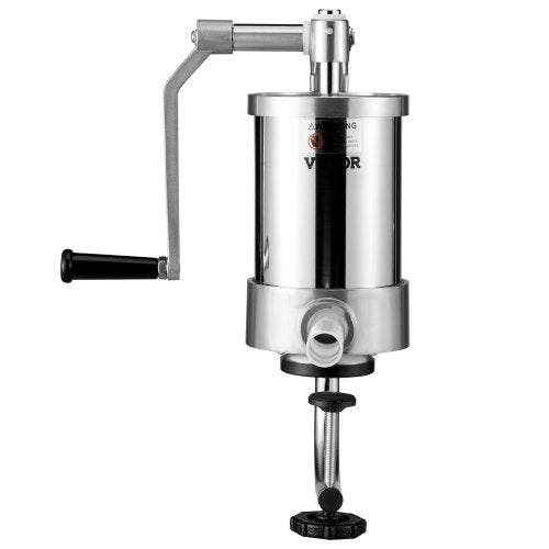 Sausage Stuffer 25LBS1.5L Capacity Homemade Sausage Maker Stainless Steel