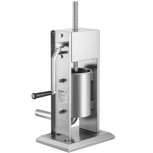 Manual Sausage Stuffer 5LBS3L Capacity Two Speed 304 Stainless Steel
