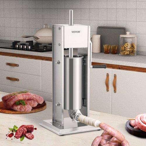 Manual Sausage Stuffer 8LBS5L Capacity Two Speed 304 Stainless Steel