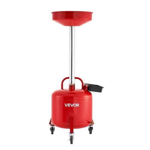 8 Gallon Waste Oil Drain Tank Industrial Fluid Drain Tank with Adjustable