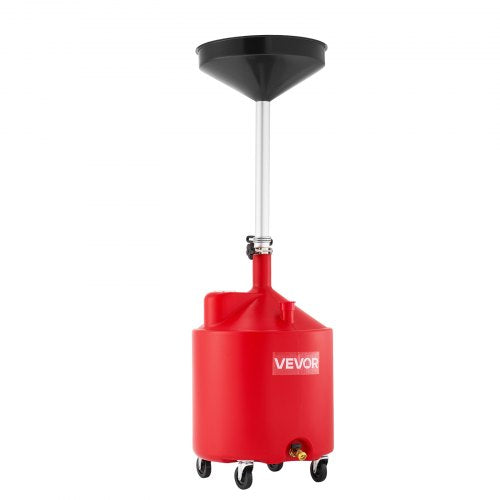 18 Gallon Waste Oil Drain Tank Industrial Fluid Drain Tank with Adjustable