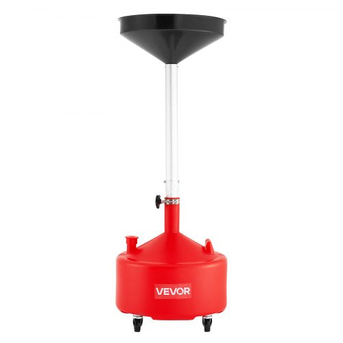8 Gallon Waste Oil Drain Tank Industrial Fluid Drain Tank with Adjustable 1