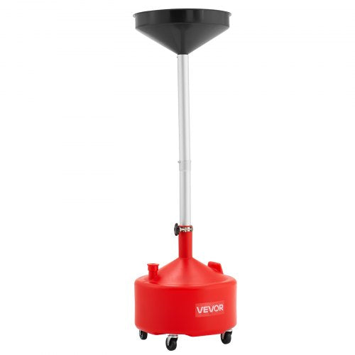 8 Gallon Waste Oil Drain Tank Industrial Fluid Drain Tank with Adjustable 1