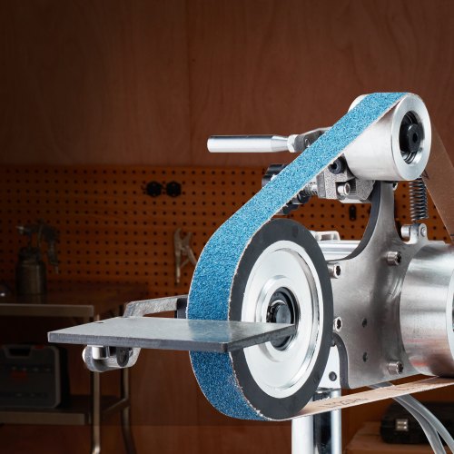 Belt Grinder Sander 30 x 1Inch Variable Speed Belt Polisher with VFD 550W