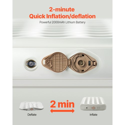 Air Mattress Twin with Frame 1 Person Inflatable Mattress with Pump