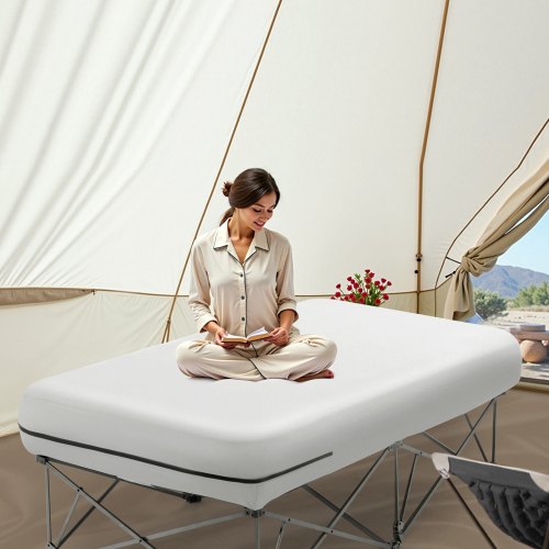 Air Mattress Twin with Frame 1 Person Inflatable Mattress with Pump