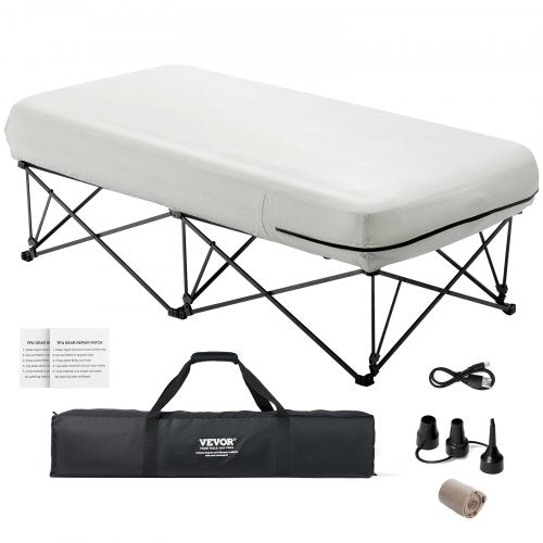 Air Mattress Twin with Frame 1 Person Inflatable Mattress with Pump