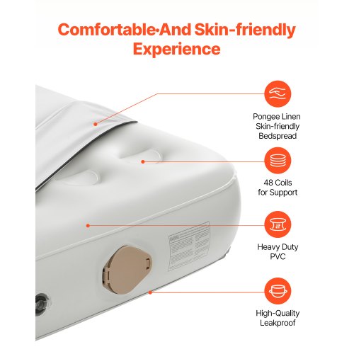 Air Mattress Twin with Frame 2 Person Inflatable Mattress with Pump