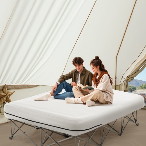 Air Mattress Twin with Frame 2 Person Inflatable Mattress with Pump