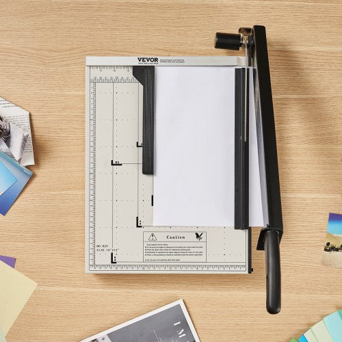 Paper Cutter Guillotine Trimmer 15 Cut Length 16 Sheets Capacity Heavy