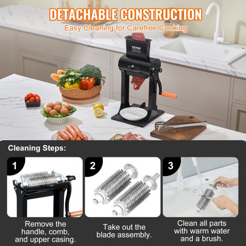 Commercial Meat Tenderizer Heavy Duty Stainless Steel Meat Tenderizer