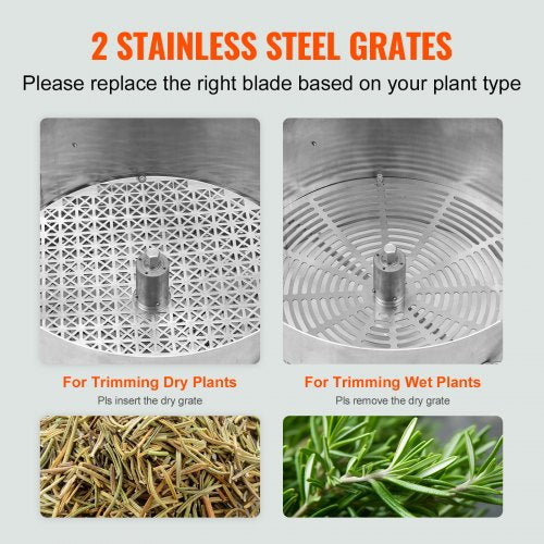 Bud Leaf Trimmer 16 inch Stainless Steel Manual Bud Trimmer Machine with Clear