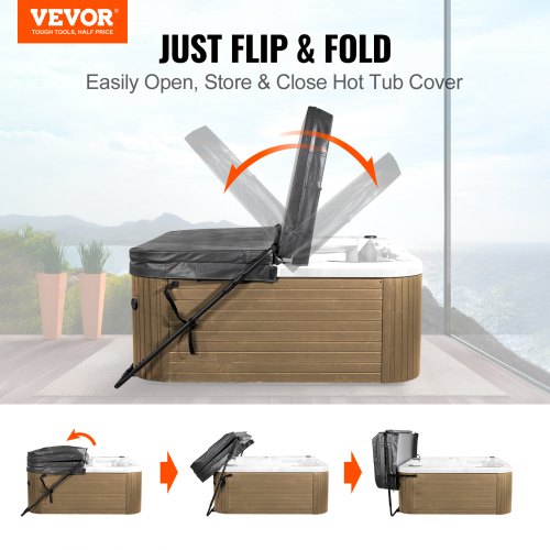 Hot Tub Cover Lift Spa Cover Lift Height 315  413 Width 53  925
