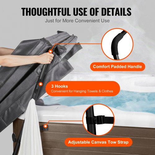 Hot Tub Cover Lift Spa Cover Lift Height 315  413 Width 53  925