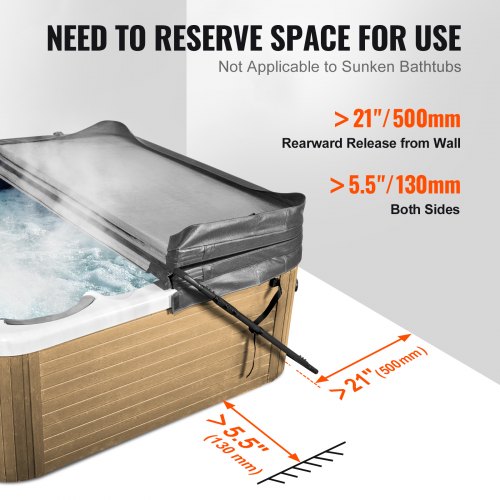 Hot Tub Cover Lift Spa Cover Lift Height 315  413 Width 53  925