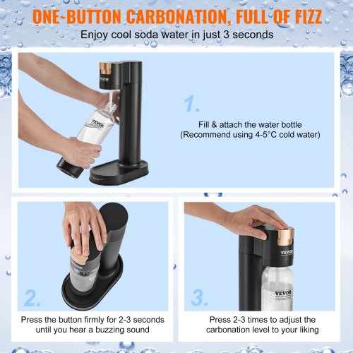 Sparkling Water Maker Soda Maker Machine for Home Carbonating Seltzer
