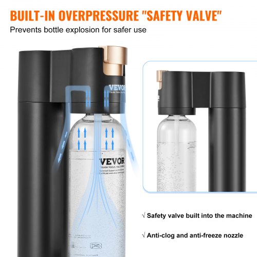 Sparkling Water Maker Soda Maker Machine for Home Carbonating Seltzer