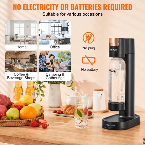 Sparkling Water Maker Soda Maker Machine for Home Carbonating Seltzer