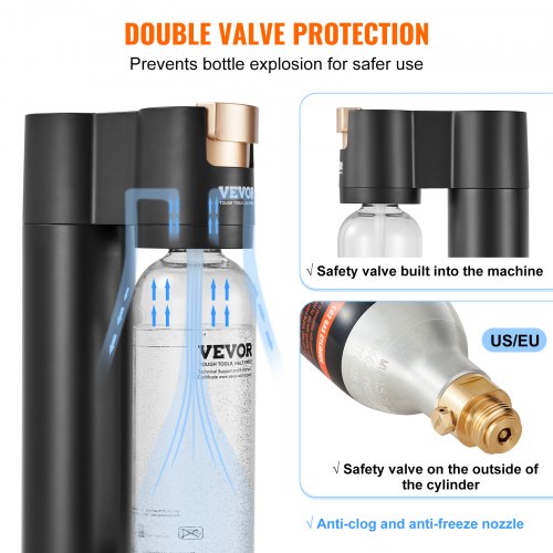 Sparkling Water Maker Soda Maker Machine for Home Carbonating Seltzer
