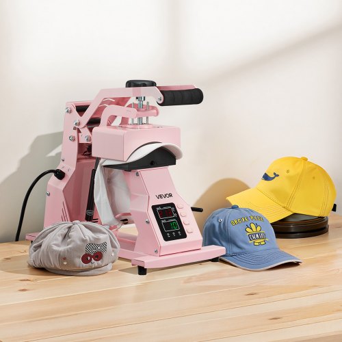 Hat Heat Press Machine with 2pcs Interchangeable Platens Precise