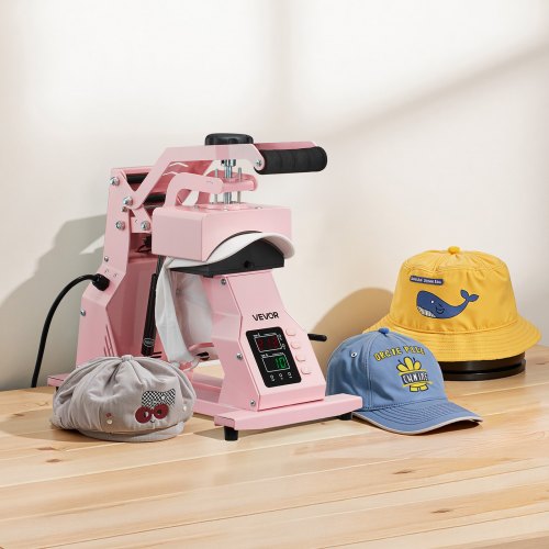 Hat Heat Press Machine with 4pcs Interchangeable Platens Precise