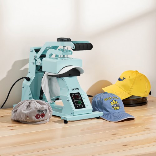 Hat Heat Press Machine with 2pcs Interchangeable Platens Precise 1