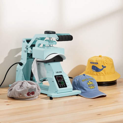 Hat Heat Press Machine with 4pcs Interchangeable Platens Precise 1