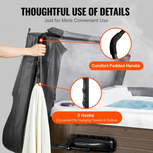 Hot Tub Cover Lift Spa Cover Lift Height 315 – 413 Width 69 – 1005