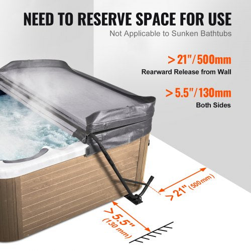 Hot Tub Cover Lift Spa Cover Lift Height 315 – 413 Width 57 – 925