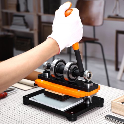 Leather Cutting Machine 71 x 3.9 in Embossing Plate Manual Die Cutter