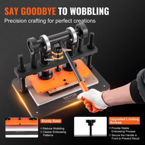 Leather Cutting Machine 102 x 5.9 in Embossing Plate Manual Die Cutter
