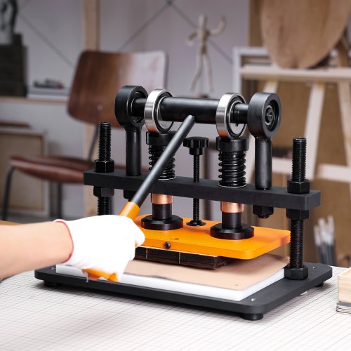 Leather Cutting Machine 102 x 5.9 in Embossing Plate Manual Die Cutter