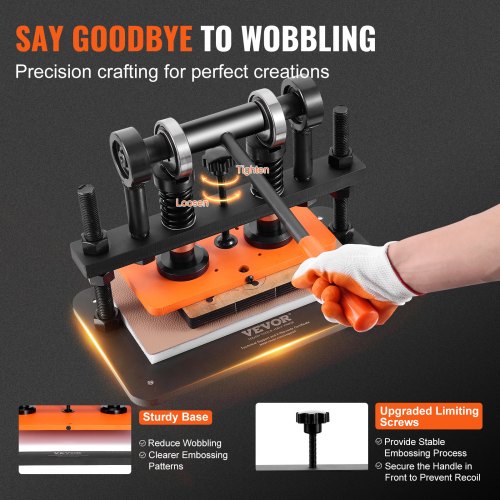 Leather Cutting Machine 102 x 4.7 in Embossing Plate Manual Die Cutter