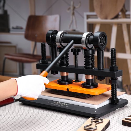 Leather Cutting Machine 102 x 4.7 in Embossing Plate Manual Die Cutter