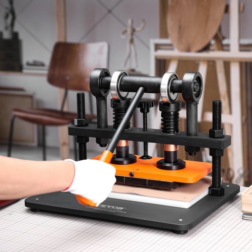 Leather Cutting Machine 11 x 5.5 in Embossing Plate Manual Die Cutter47